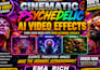 create cinematic psychedelic ai video effects